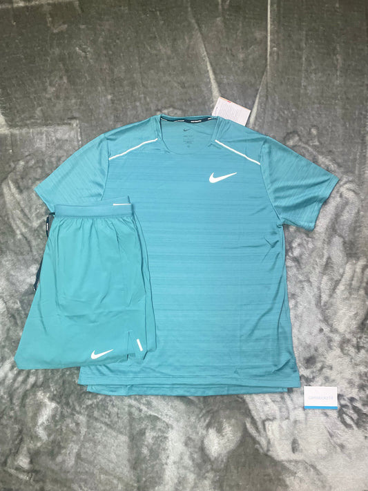 Nike Teal Shorts and T-shirt Set