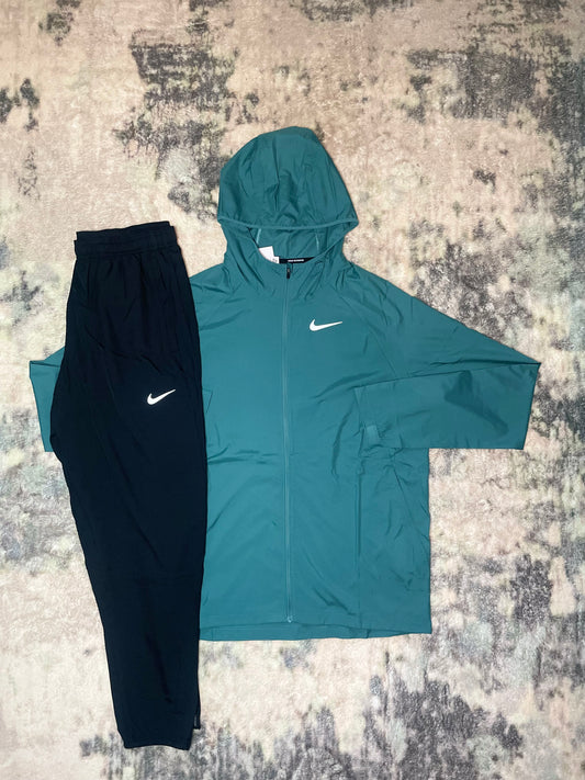 Nike Teal Jacket And Black Pants