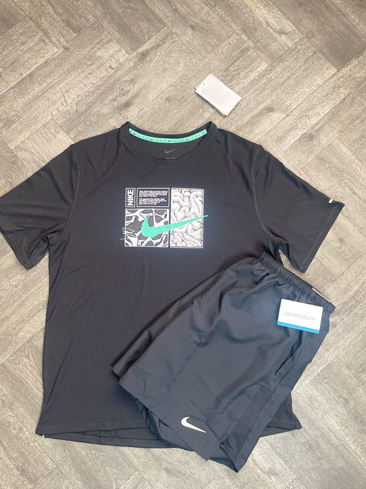 Nike Woven Shorts And T-shirt Set