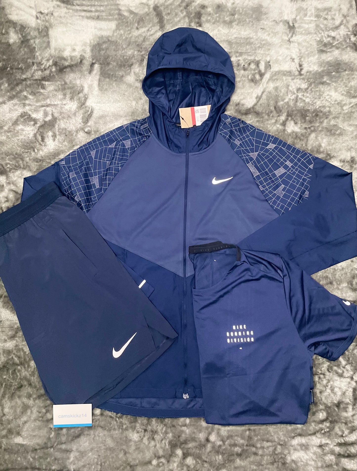 Nike Navy Running Division Set